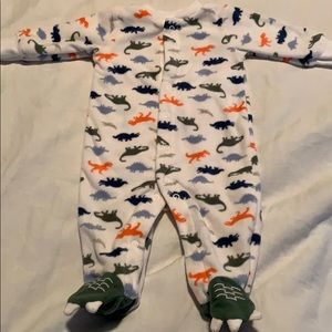 Dinosaur footie